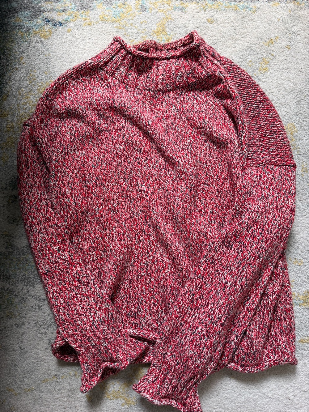 J. Crew Red Rollneck Sweater
